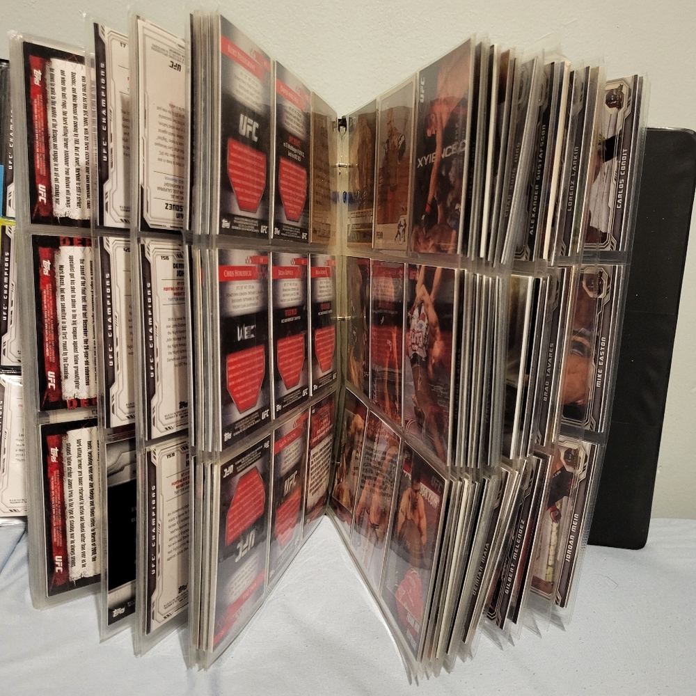 UFC trading cards collection
